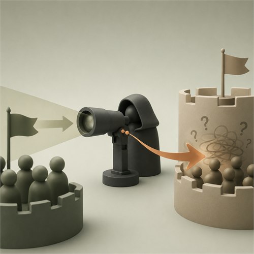 رسم توضيحي Let the enemy's own spy sow discord